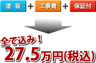 商品＋工事費＋処分費込みで\275,000